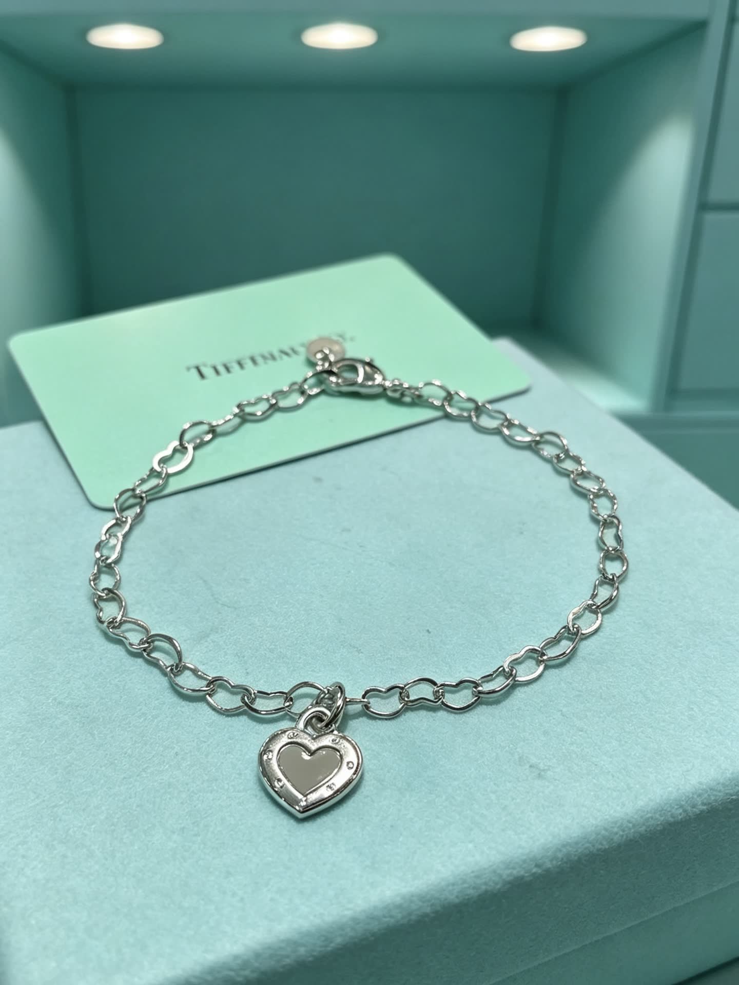 Tiffany & Co. Heart Charm Bracelet